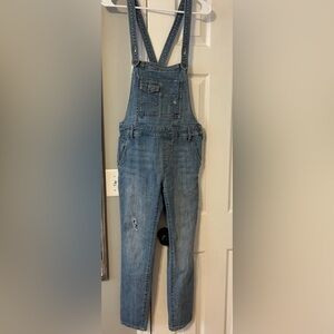 Free People Blue Denim Jeans Overalls